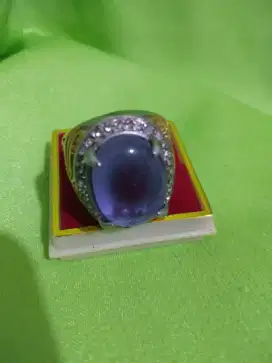 Cincin Batu Kecubung ll Cincin batu Amethyst ll Kecubung ungu Terong