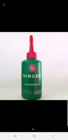 Minyak singer mesin jahit