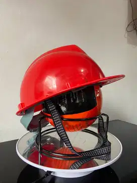 Helm Proyek Safety ( Merah ) Murah BANDUNG