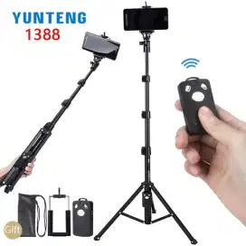 Tripod 2in 1 + Remote Bluetooth Yunteng 1388