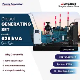 Genset Mitsubishi Origin China 625 kVA - Open Type