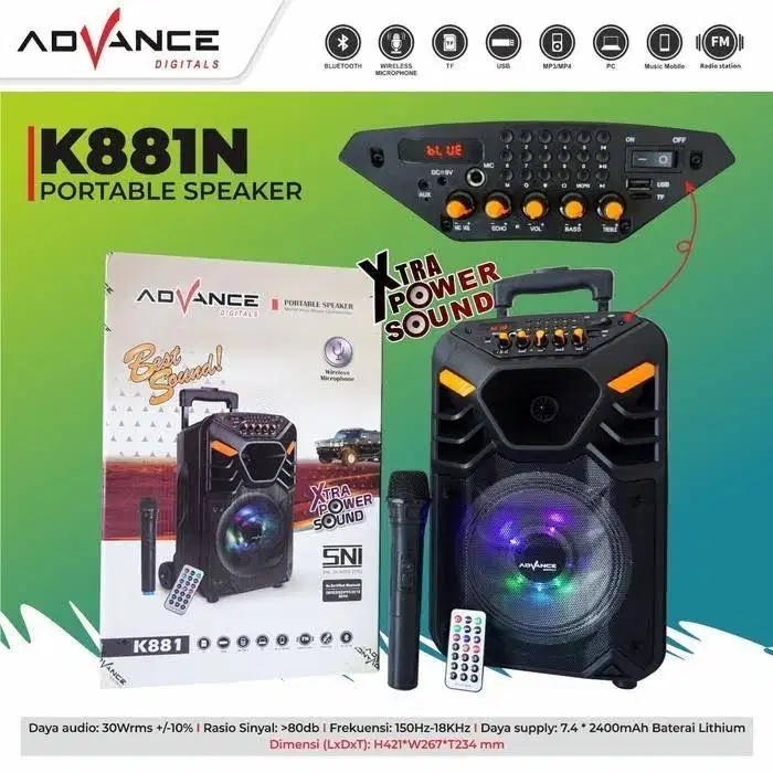 Speaker Basic Advance K881 All in1