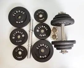 Barbel Set 20 Kg / Dumbell Set 20 Kg