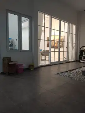 Pintu lipat, pintu sliding, jendela, kanopi kaca, railing kaca