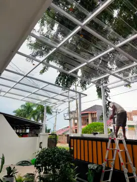 Kanopi atap clear/bening