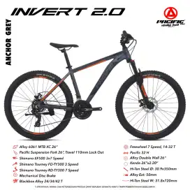 Sepeda Gunung Invert 2.0 Pasific (Sistem COD Unit Jamin Baru)