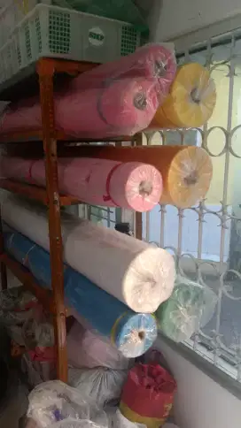 Diborongkan bahan tas kain spounbon