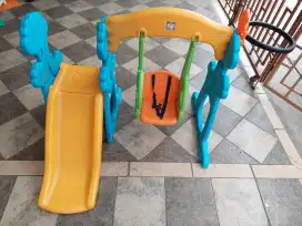 NET NO NAWAR, Grow n Up First Step Scramble Swing Slide perosotan