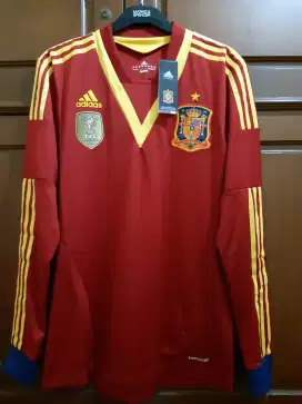 Jersey Spain Home 2013 Long Sleeve Original Player Issue