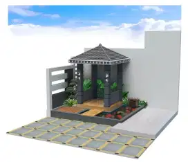 Tukang ampyangan, batu sikat, taman, kolam Gresik, Sidoarjo, Surabaya