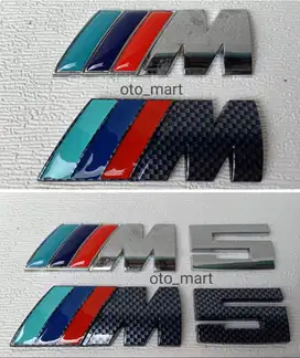 Emblem BMW Mtech M5 Motif Carbon, Chrome E32 E34 E36 E38 E39 E46 M3 M5