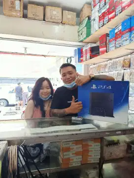 PS4 FAT 500GB + 1 STICK+FULL GAME BEBAS MILIH+KABEL LENGKAP