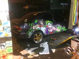 stiker mobil motor termurah