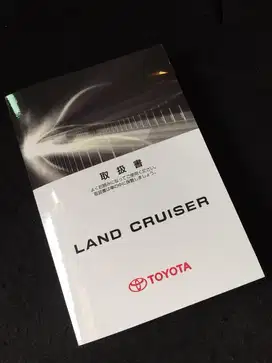 Book Manual Repro Ori Toyota Land Cruiser Japan/UK 2008 - 2015Up