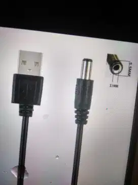 Lain lain kabel rumah tangga kabel adapter converter USB port to 5.5mm