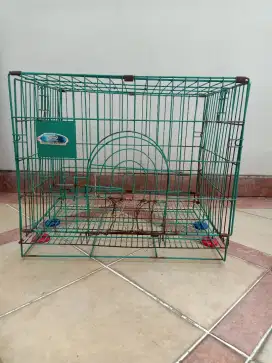 Kandang anjing lipat sedang