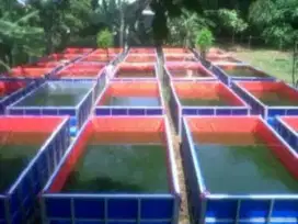 Jual Terpal Kolam kotak. Ukuran L=100.P=200.T=50.Harga Rp.93.000