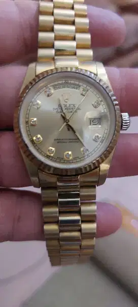 Jual rolex day and date automatic