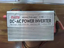 Jual inverter 24 volt dc ke ac 220 volt  output power 500 watt