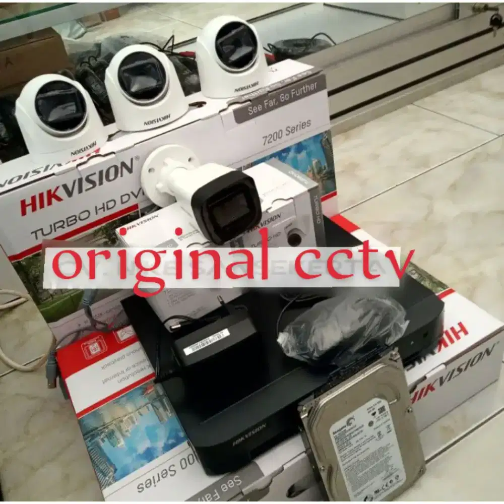 Pemasangan paket kamera CCTV merk Hilook HIKVISION DLL