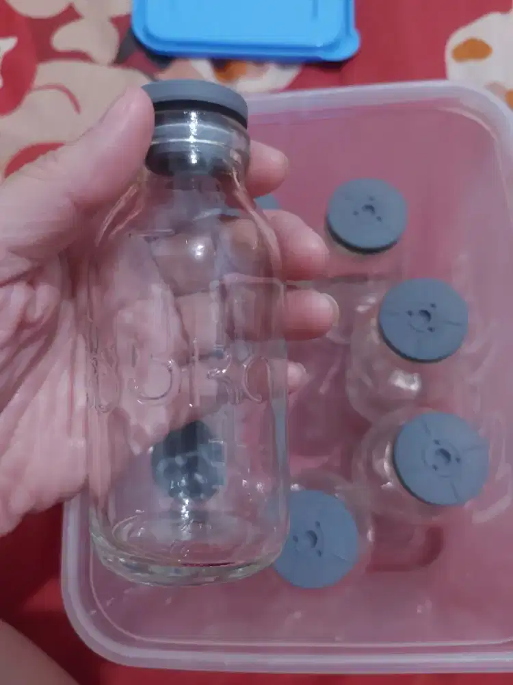 Botol susu asi kaca 100 ML Merk BKA isi 8 pcs