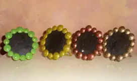 Metal Tempat Photo Bulat Mini