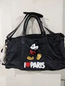 DIJUAL Tas Travel Mickey Mouse X Paris