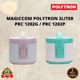 Magic com Polytron 2 liter PRC-1202. penanak + penghangat nasi