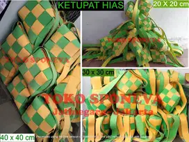 KETUPAT HIAS untuk DEKORASI - bahan SPON EVA Tebal 2-4 mm