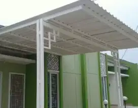 Kanopi minimalis modern atap alderon upvc. Jayaabadi019