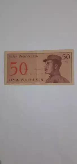 Uang kertas 50 sen th 1964