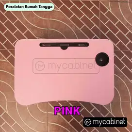 Bisa COD! Meja Belajar Laptop Lipat Portable Desk with Bottle Hole