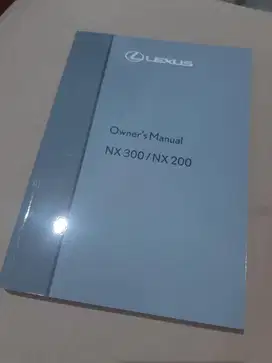 Book Manual Repro Ori Lexus NX200/300 Tahun 2015 - 2021 Terbatas