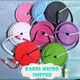 Kabel Data Micro Gepeng 3 meter