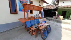 Gerobak roda angkringan fullset bayar ditempat