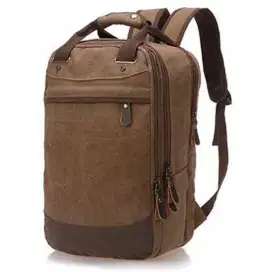 Tas ransel pria bahan canvas
