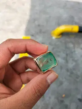 Batu Garut Ring Perak / bukan bacan