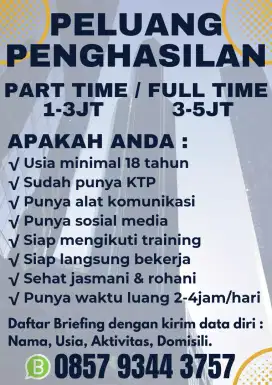 Part-time Mahasiswa Jogja