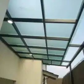 Bengkelas menerima pemasangan canopy kaca #098