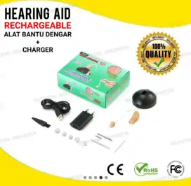 Alat Bantu Dengar Cas model Cantel Telinga.