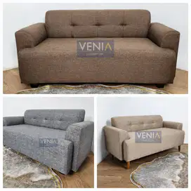 Sofa Ayres 2 Dudukan Seater Minimalis Cash & Credit | VENIA FURNITURE