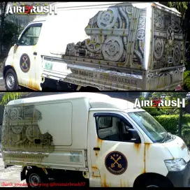 Jasa Airbrush Mobil, Motor, Helm, Mural, Bodypainting