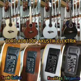 Gitar Cort Ad810op Akustik Elektrik Spek Gahar Kualitas Terjamin