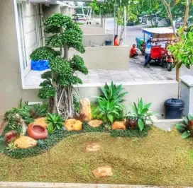 ampyangan( batu sikat) & taman, kolam Surabaya, Sidoarjo, Gresik
