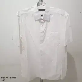 Henry Adams Kemeja Putih Size L