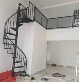 TANGGA PUTAR dan kanopi