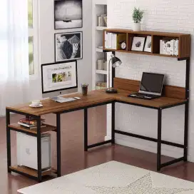 AWET Meja belajar L  meja kerja meja kantor
