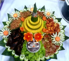 Nasi tumpeng nasi liwet