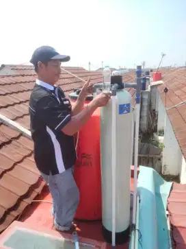 Alat filter saringan air pompa sumur bor tanah / PDAM PAM kuning keruh
