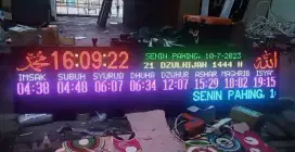 Jadwal sholat 160cmx 40 cm full colour